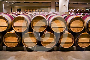 Wine barrels