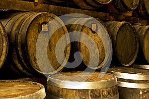 Wine barrels