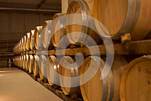 Wine barrels