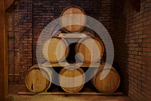 Wine barrels