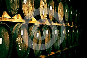 Wine barrels