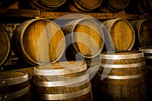 Wine barrels