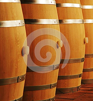 Wine barrels