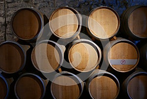 Wine barrels