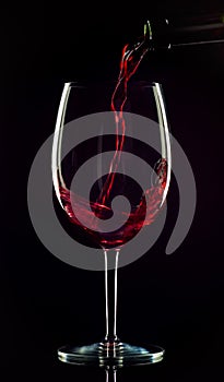 Wine being poured photo