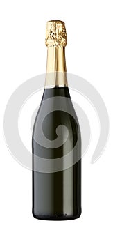 Wine bottle isolated