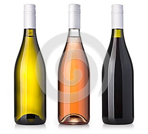 Wine bottle isolated