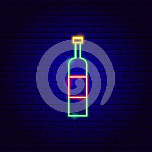 Wine Bottle Neon Sign