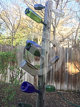 Wine Bottle Tree