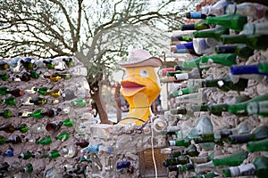 Wine Bottle Wall