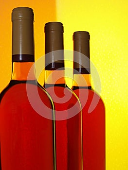 Wine Bottles Abstract