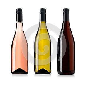 Wine bottles set