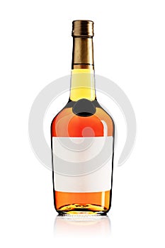 Wine brandy bottle