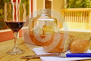 Wine, Bread and Cheese