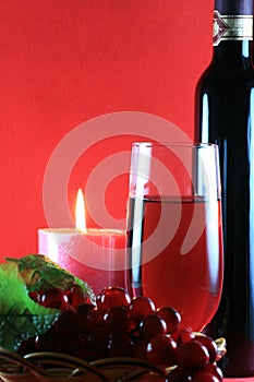 Wine With Candle