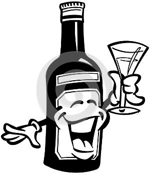 Wine Cartoon Vector Clipart