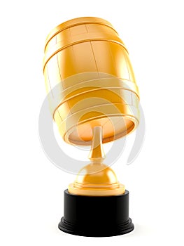 Wine cask trophy