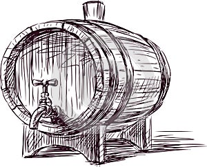 Wine cask photo