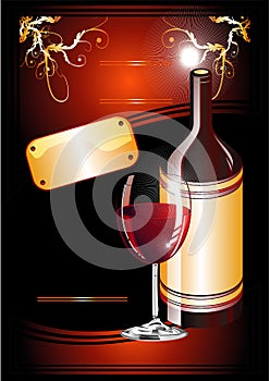 Wine Catalog Flayer background