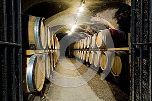 Wine cellar in Burgundy