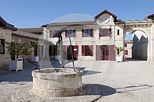Wine cellar of Chateau Pichon Longville
