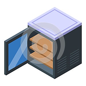Wine cellar icon isometric vector. Drink winery