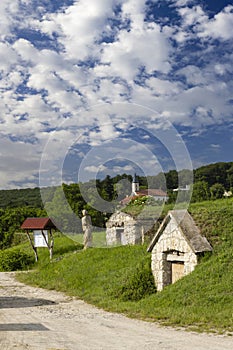 Wine cellar & x28;Tufove pivnice& x29;, Velka Trna, Kosice country, Zemplin region, Slovakia