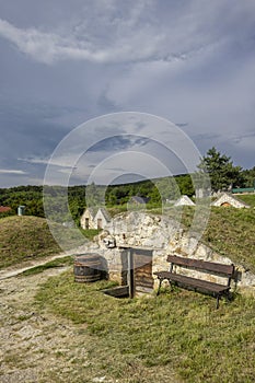 Wine cellar (Tufove pivnice), Velka Trna, Kosice country, Zemplin region, Slovakia