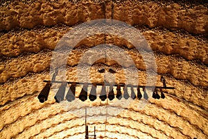 Wine cellar vault with bells