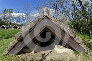 Wine cellars in Ocsa, Hungary