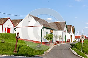 wine cellars in VillÃƒÂ¡nykÃƒÂ¶vesd, Hungary