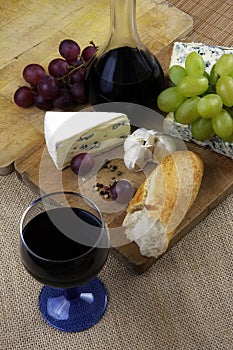 Wine and cheese