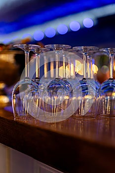 WINE AND cocktail glasses