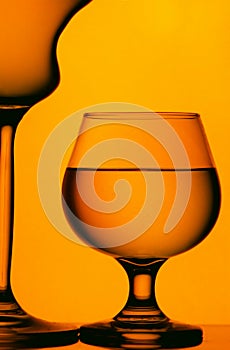 Wine and cognac glasses