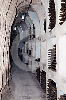 wine collection of Milestii Mici Winery photo
