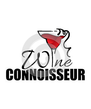 Wine connoisseur graphic photo