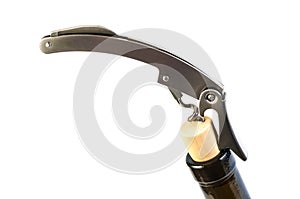 Wine Cork opener (Clipping path included)