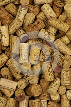 Some wine corks