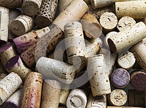 Wine corks background