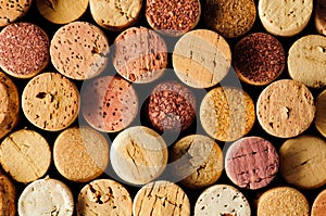 Wine corks background