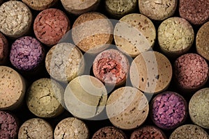 Wine corks background
