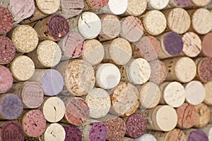 Wine corks. Background.