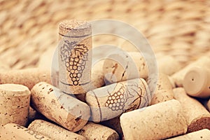 Wine corks backgrounds