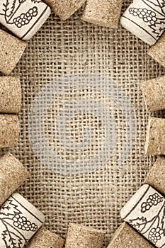 Wine corks frame