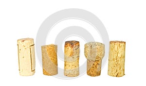 Wine corks isolated