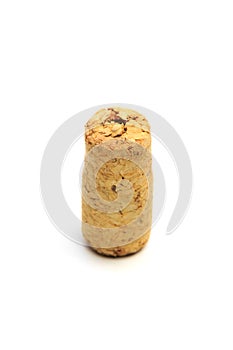 Wine corks isolated on white background