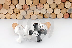 Wine corks and stoppers photo