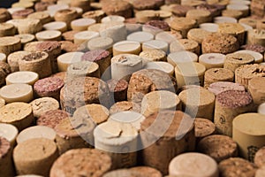 Wine corks texture background. Winery material texture
