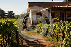 Wine countryside summer grapes agriculture landscape background winery nature vineyard farming vine rural