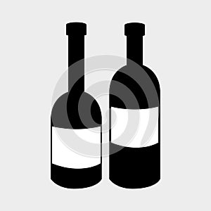 Wine drink graphic design with icons